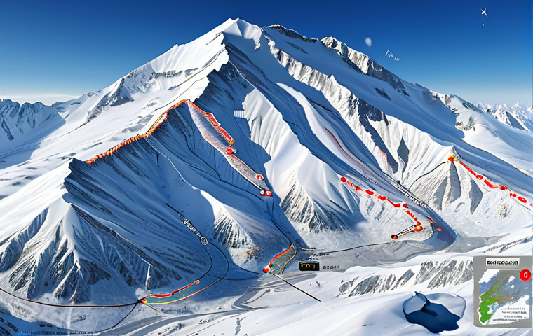 스키장별 눈 상태 확인 방법 - **

A vibrant scene of skiers and snowboarders on the slopes of Krasnaya Polyana. Snow-covered mount...
