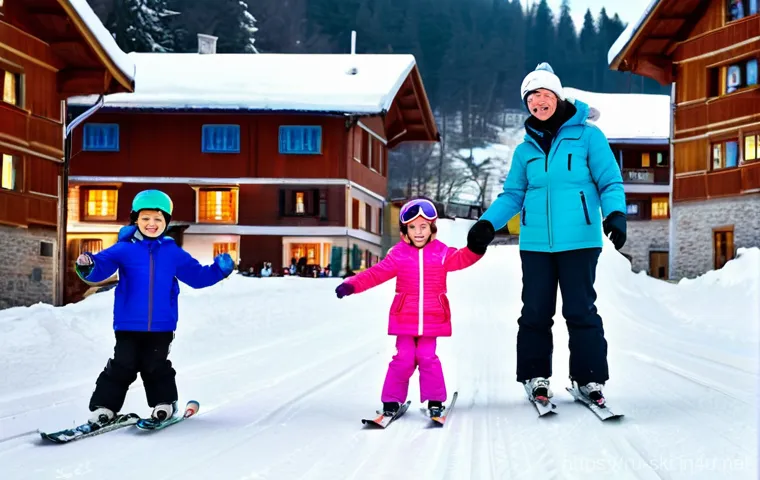 해외 스키장 추천 - **Jahorina Olympic Serenity & Balkan Charm:** A serene, picturesque scene of a perfectly groomed, un...