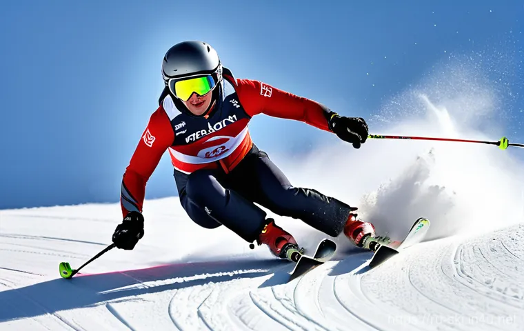 스키 속도 조절 방법 - **Prompt: Confident Beginner on a Gentle Slope**
A young female skier, approximately 25-30 years... 스키 속도 조절 방법 - **Prompt: Confident Beginner on a Gentle Slope**
A young female skier, approximately 25-30 years...