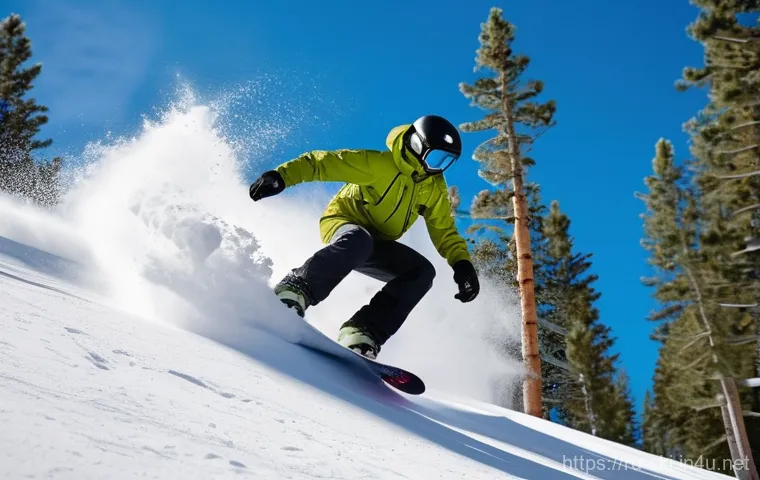 스노우보드 데크 선택법 - A female snowboarder, wearing a vibrant, modern snowboard jacket and pants, helmet, and goggles, sta... 스노우보드 데크 선택법 - A female snowboarder, wearing a vibrant, modern snowboard jacket and pants, helmet, and goggles, sta...