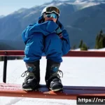 스노우보드 부츠와 양말 궁합 - **Prompt: "The Cold, Wet, Blistered Snowboarder's Regret"**
    A distressed snowboarder sits deject...