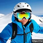 스키장 기후별 준비물 - **Prompt 1: Extreme Cold Skiing Adventure**
    "A determined male skier or female snowboarder navig...