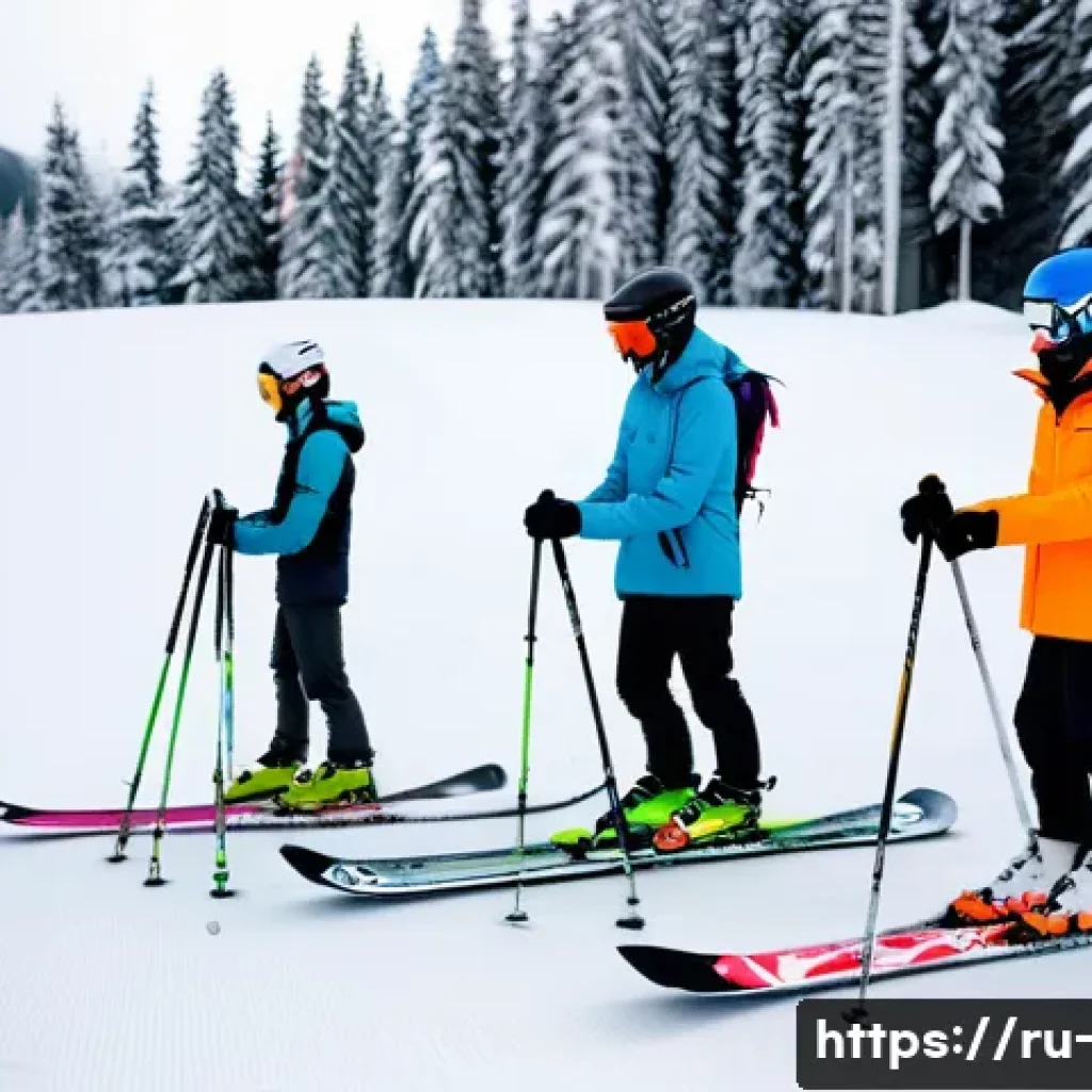 스키 초보 장비 세팅 - 75 times the skier&rsquo;s height. The skis are classic style, medium stiffness, and sized correctly. The ...
