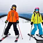Home 21 스키장 속도 제한 규칙 - A detailed winter mountain ski slope scene at the Russian resort Sheregesh, showing a variety of ski...