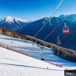 Home 20 스키 여행 계획하기 - A panoramic winter landscape of the Russian ski resort Krasnaya Polyana featuring wide, groomed ski ...